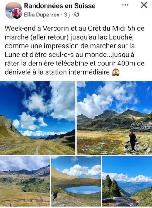 Vacances En Tout Tranquillite A Vercorin Luaran gambar